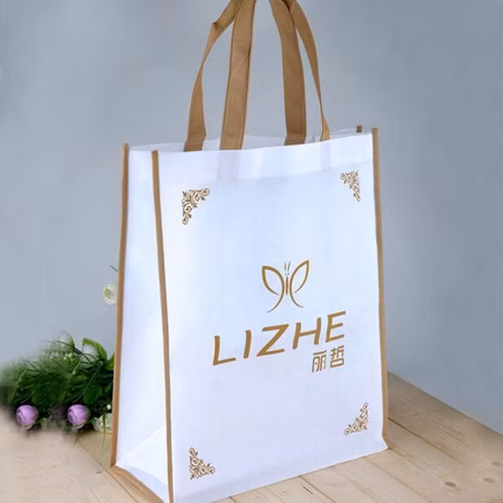 Imballaggi per la spesa riutilizzabili economici stampati con logo personalizzato, borsa tote in PP non tessuto, borsa non tessuta, borsa per la spesa ecologica, logo personalizzato