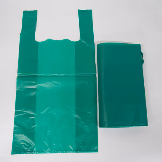 Borsa di plastica colorata (borsa per maglietta/borsa per gilet)/borsa per la spesa