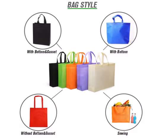 Borsa da cucito per la spesa realizzata in tessuto non tessuto
